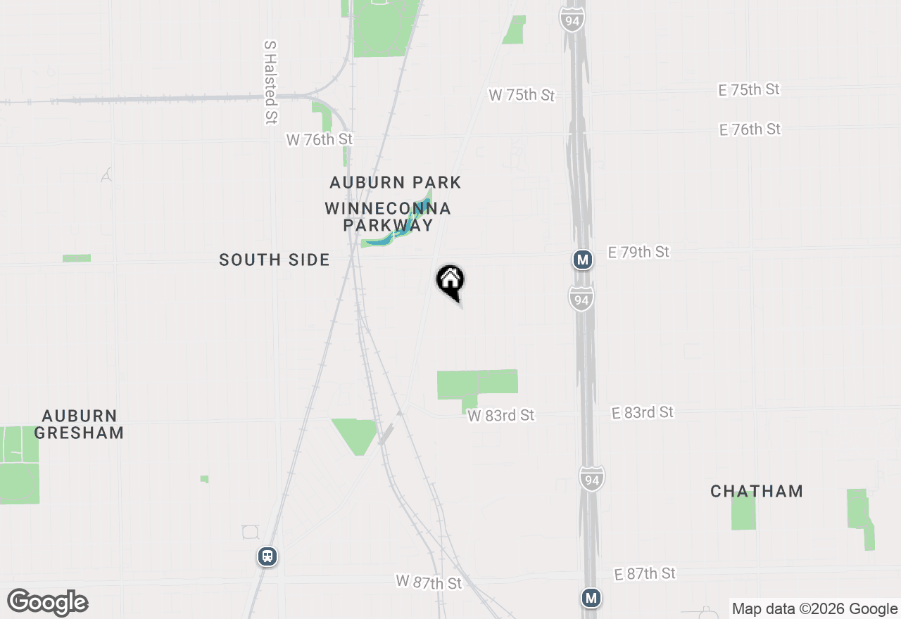 Map of 8018 S Harvard Avenue #1, Chicago, IL 60620