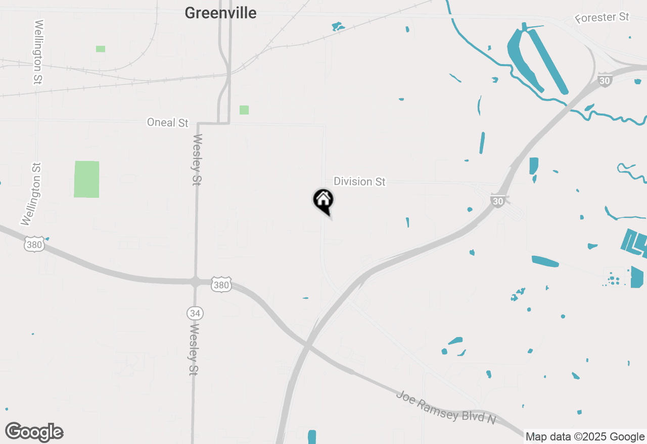 Map of 4411 Moulton Street, Greenville, TX 75401