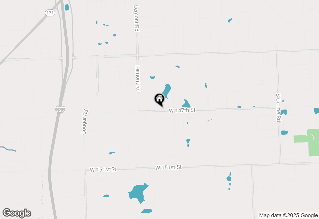 Map of 15428 W 147th Street, Homer Glen, IL 60491