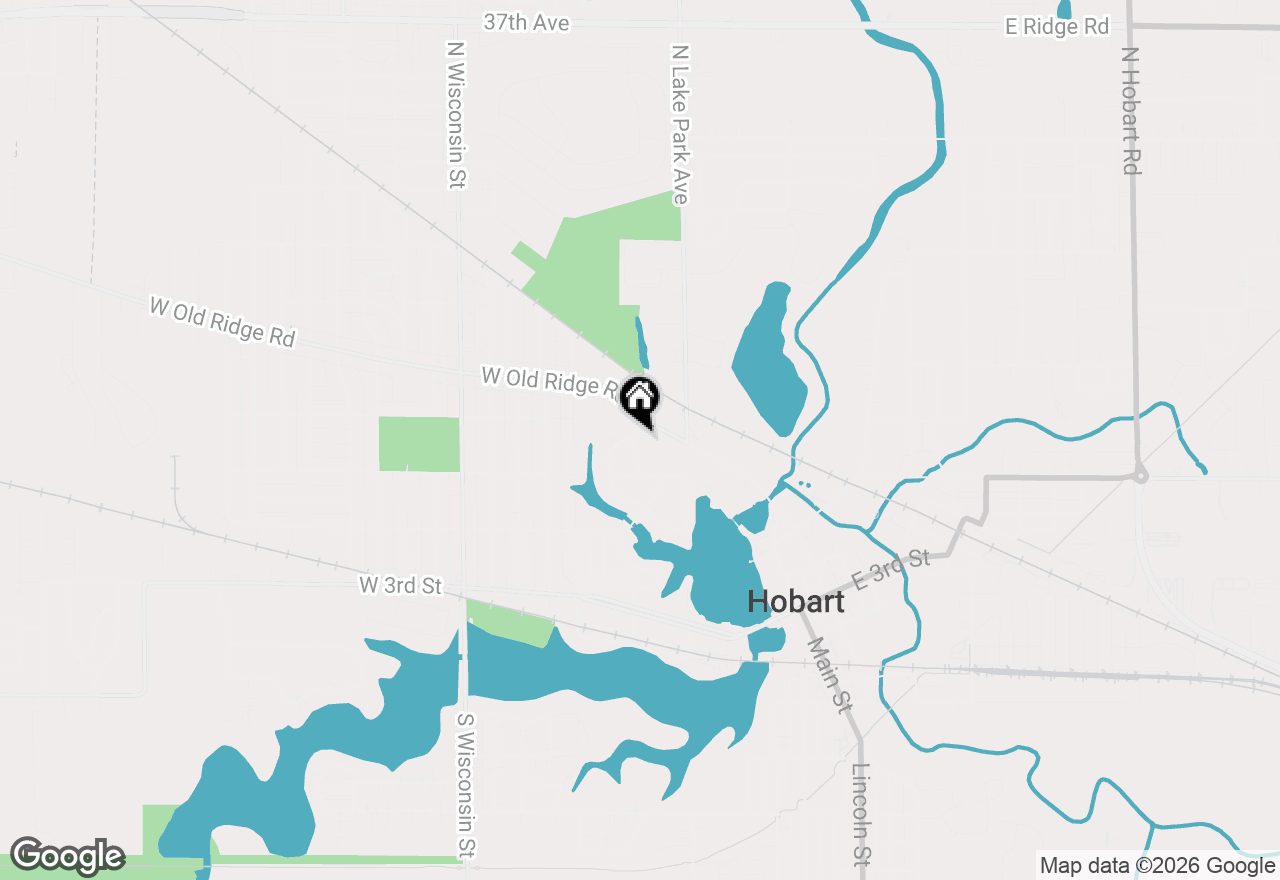 Map of 19 Willow Place, Hobart, IN 46342