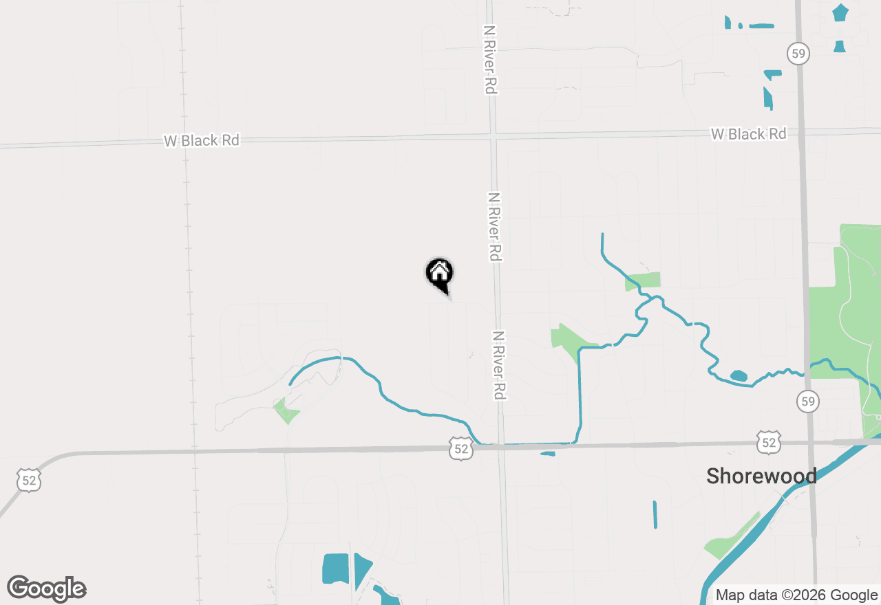 Map of 1224 Country Drive, Shorewood, IL 60404