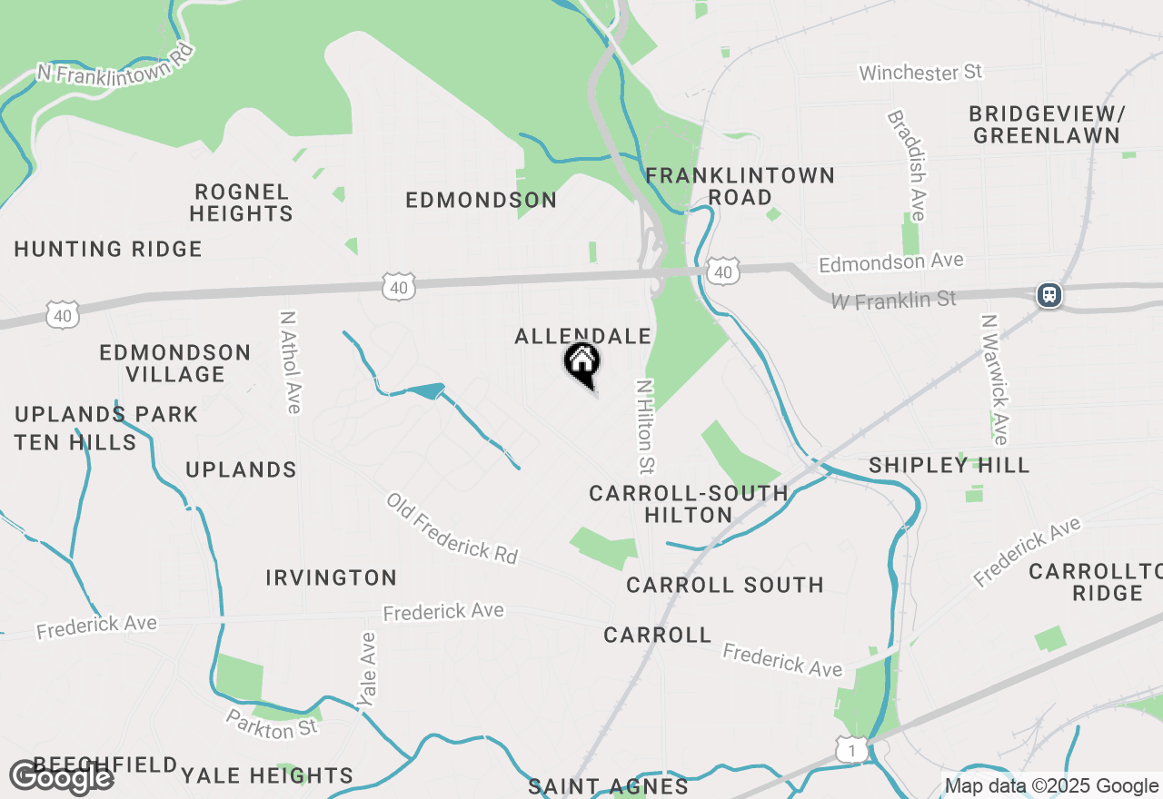 Map of 149 Denison Street #2, Baltimore, MD 21229