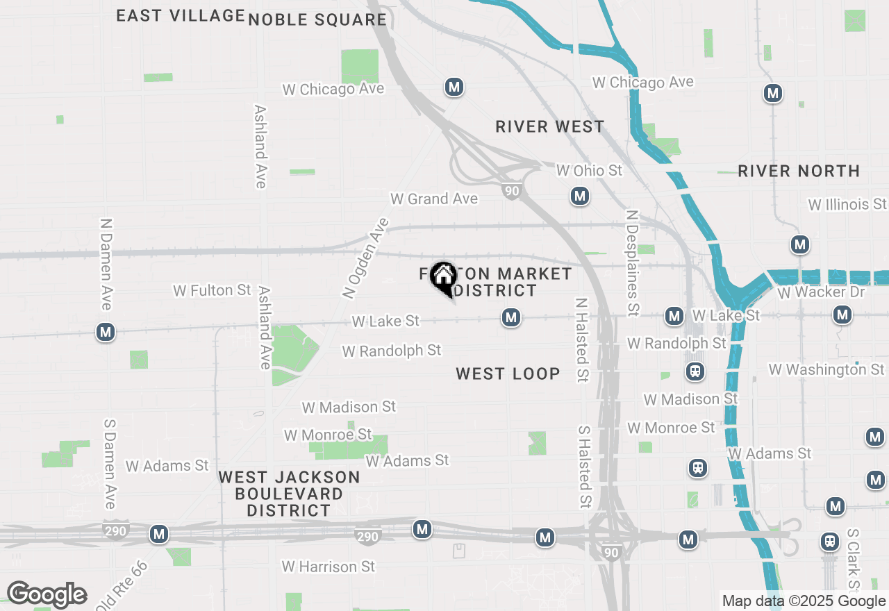 Map of 216 N May Street #103, Chicago, IL 60607