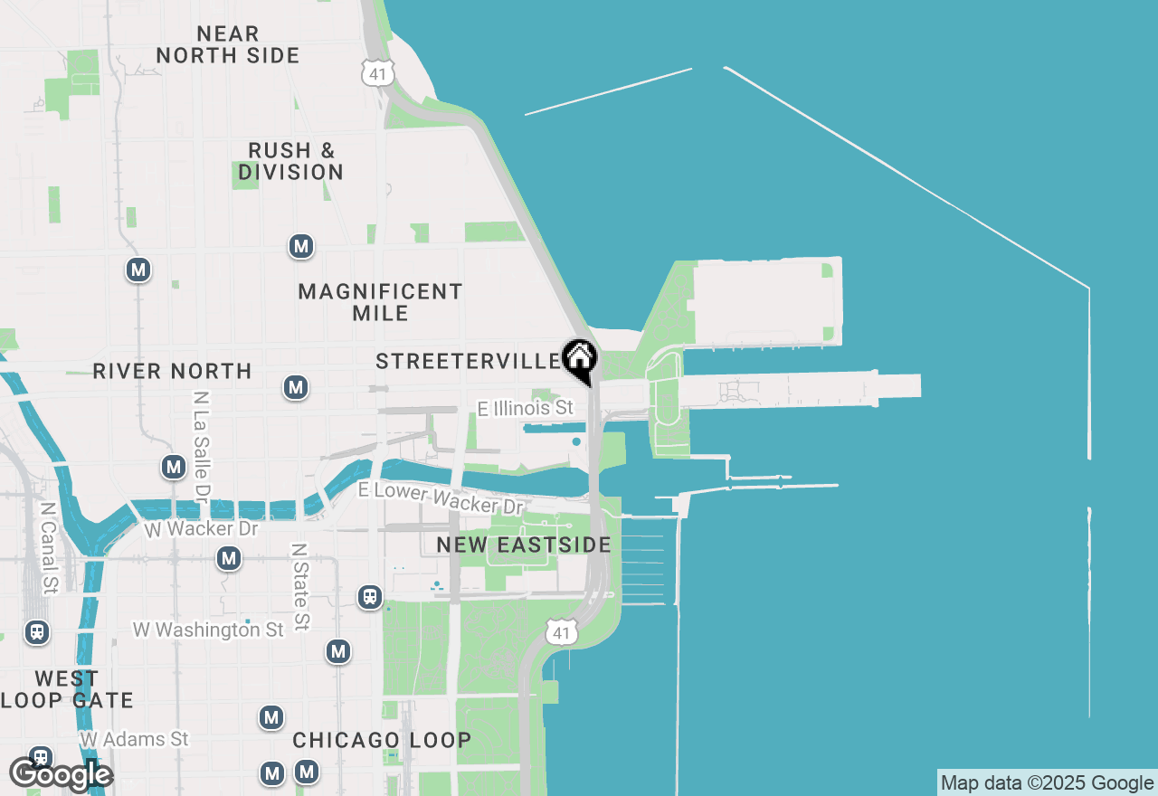 Map of 500 N Lake Shore Drive #4211, Chicago, IL 60611