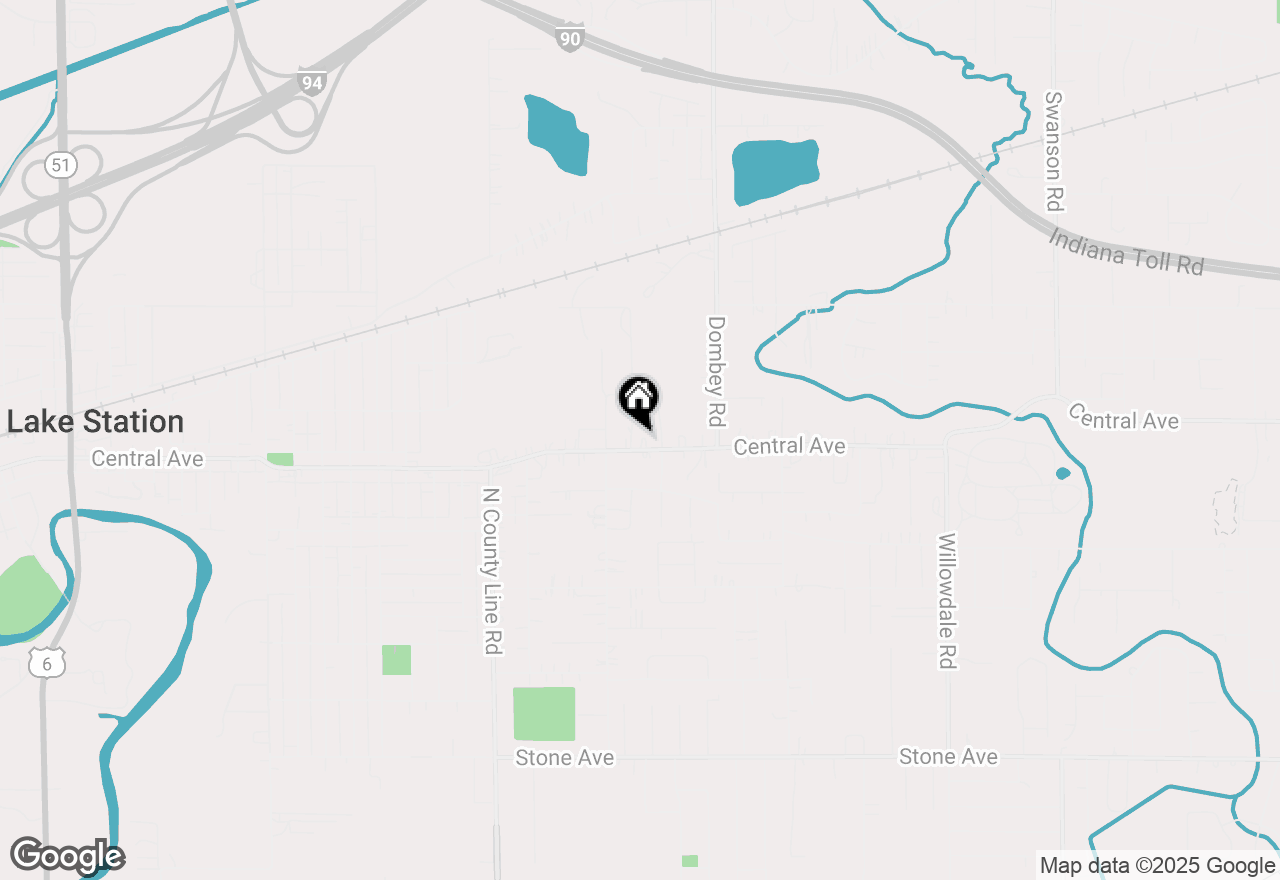Map of 5172 Central Avenue, Portage, IN 46368