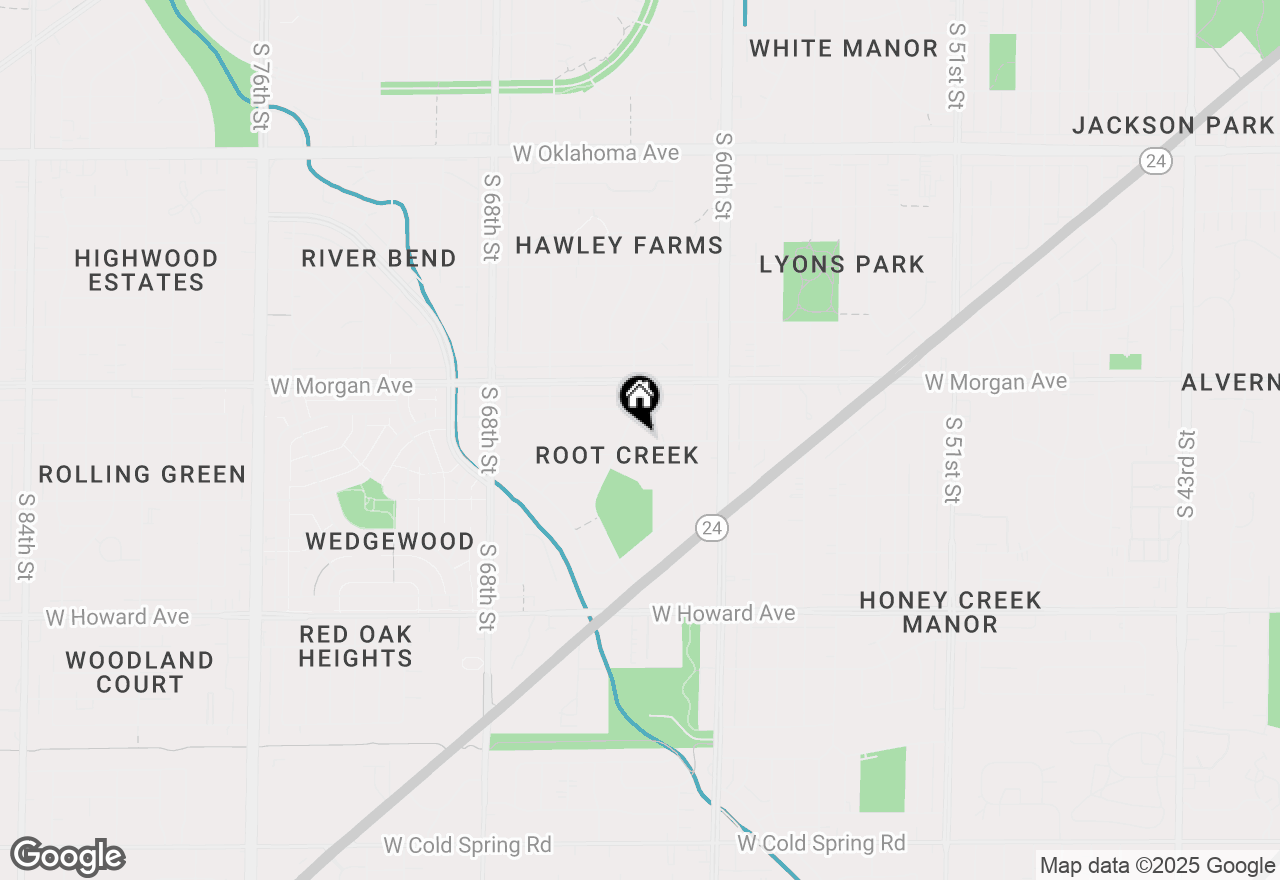 Map of 6230 W Warnimont Ave, Milwaukee, WI 53220