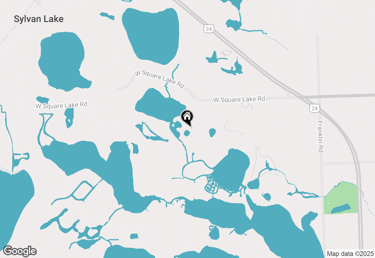 Map of 2630 Turtle Lake Drive, Bloomfield Hills, MI 48302