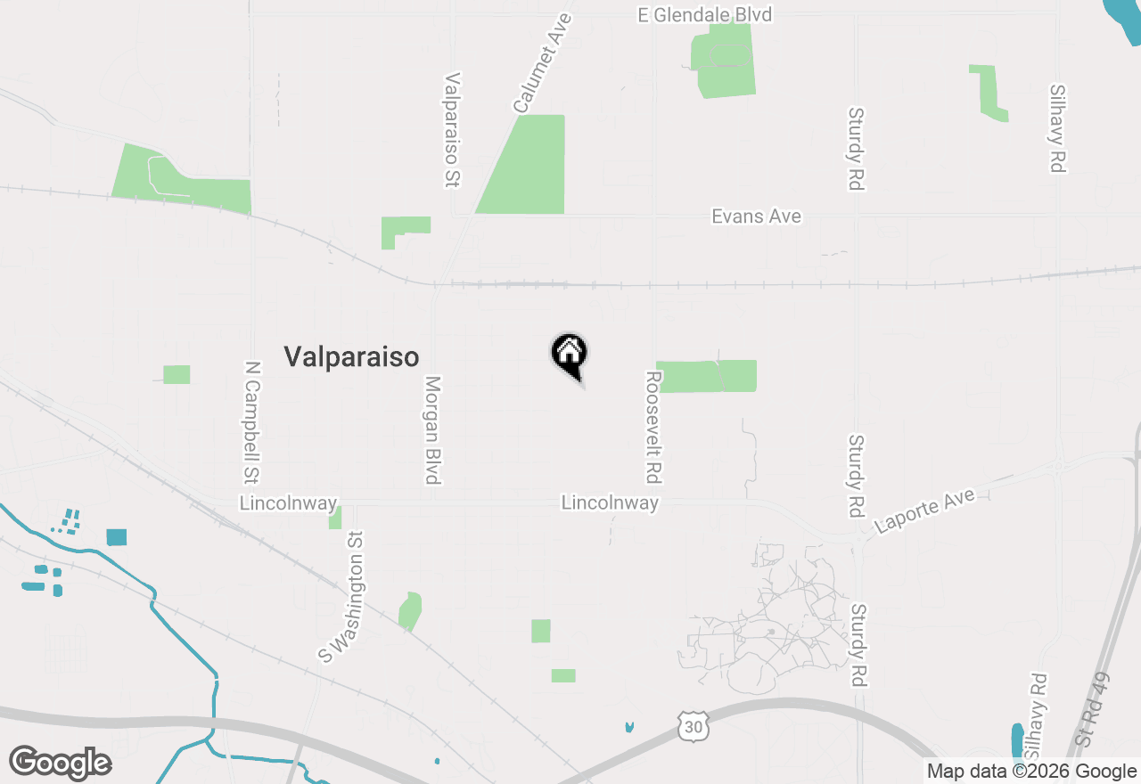 Map of 807 Institute Street, Valparaiso, IN 46383