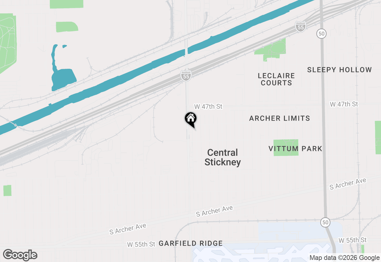 Map of 4825 S Central Avenue, Stickney, IL 60638