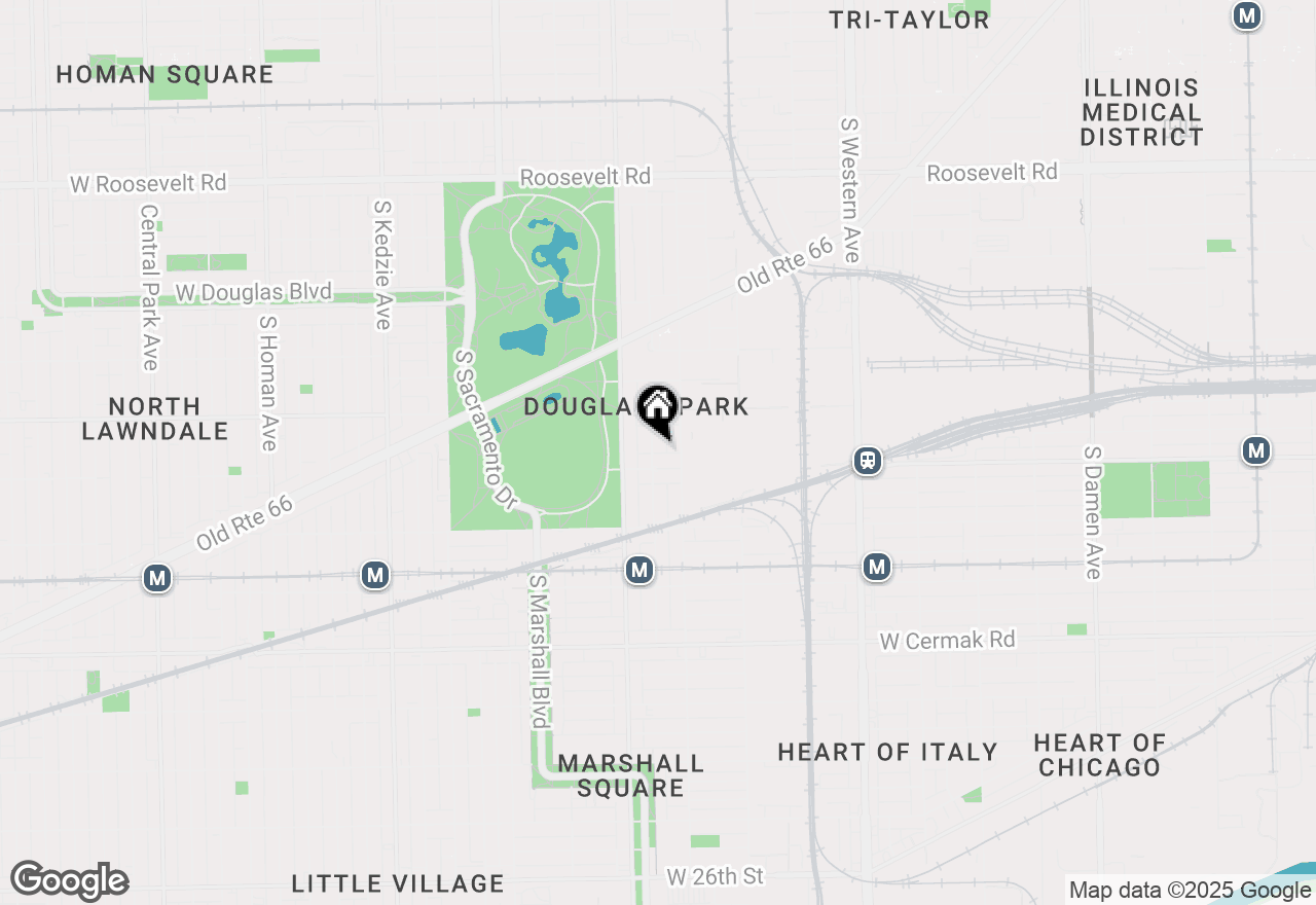 Map of 1643 S Fairfield Avenue, Chicago, IL 60608