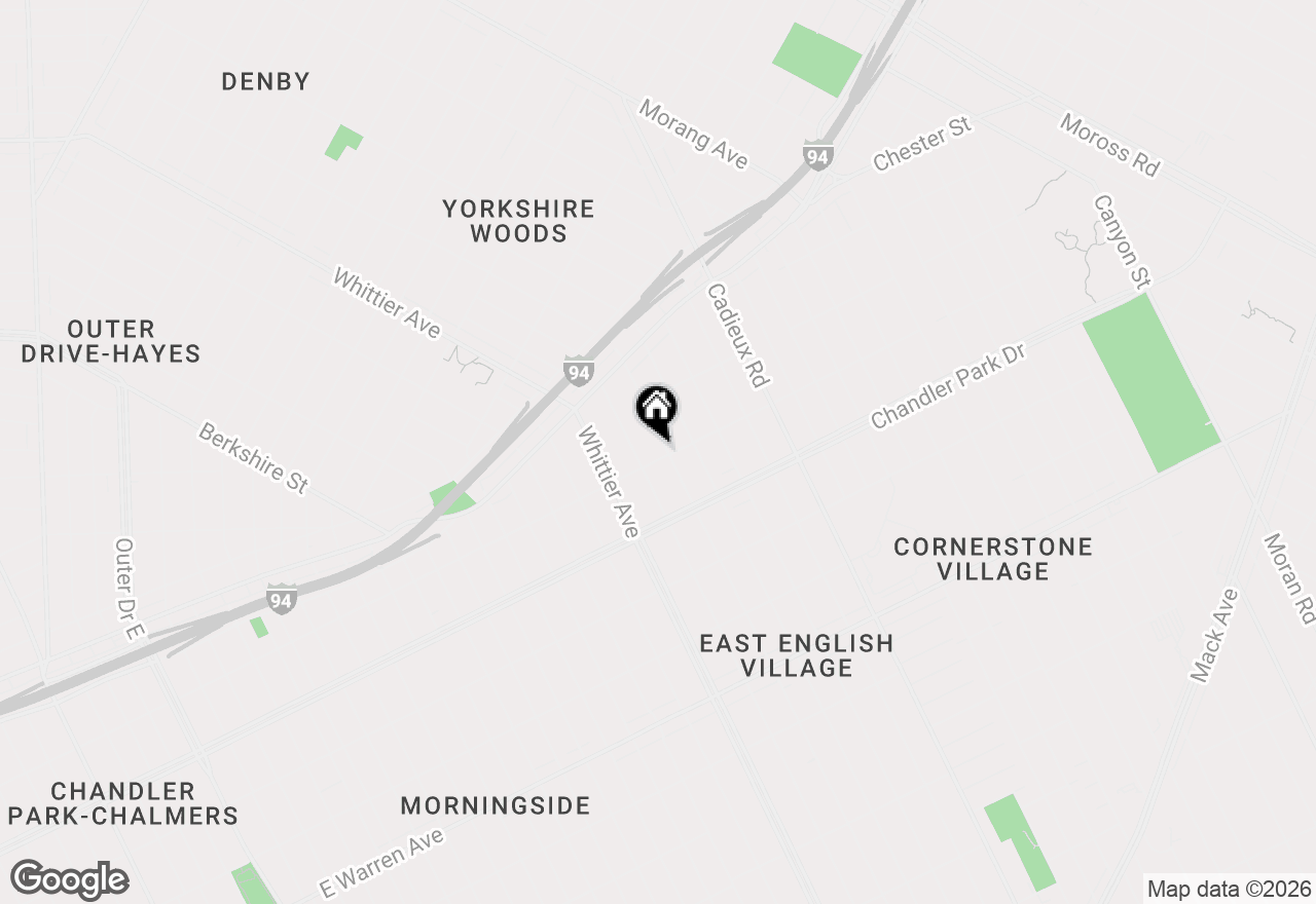 Map of 5911 Yorkshire Road, Detroit, MI 48224