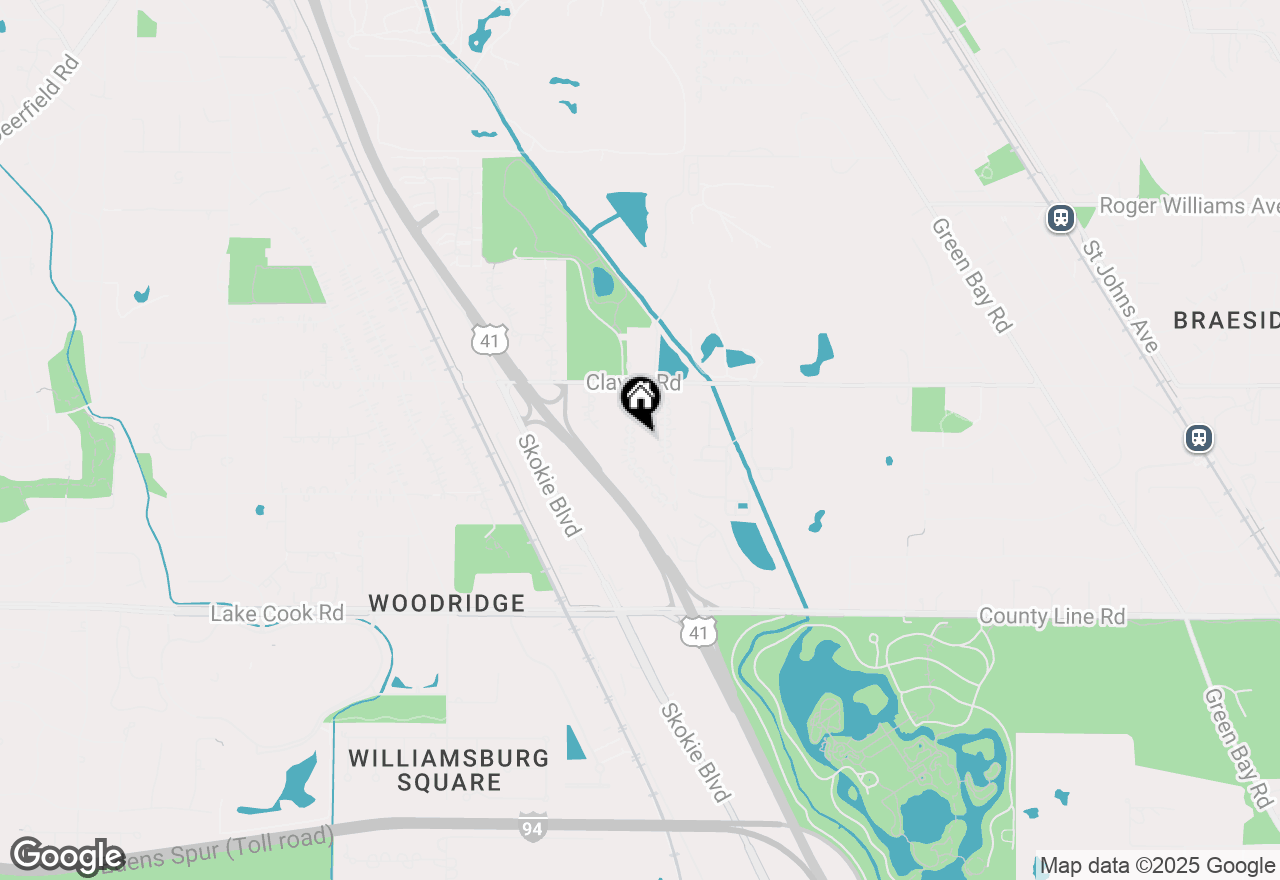 Map of 295 Aspen Lane, Highland Park, IL 60035