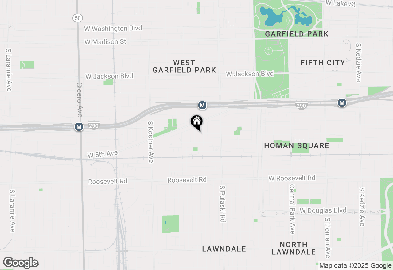 Map of 801 S Kedvale Avenue, Chicago, IL 60624