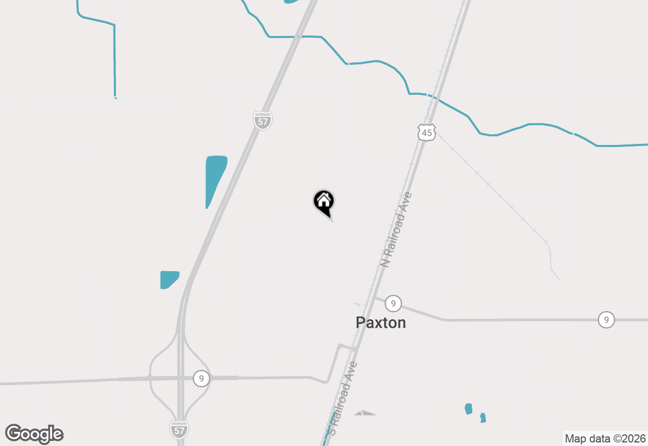 Map of 333 W Pine Street, Paxton, IL 60957
