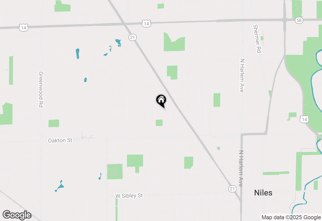 Map of 8152 N Ozark Avenue, Niles, IL 60714