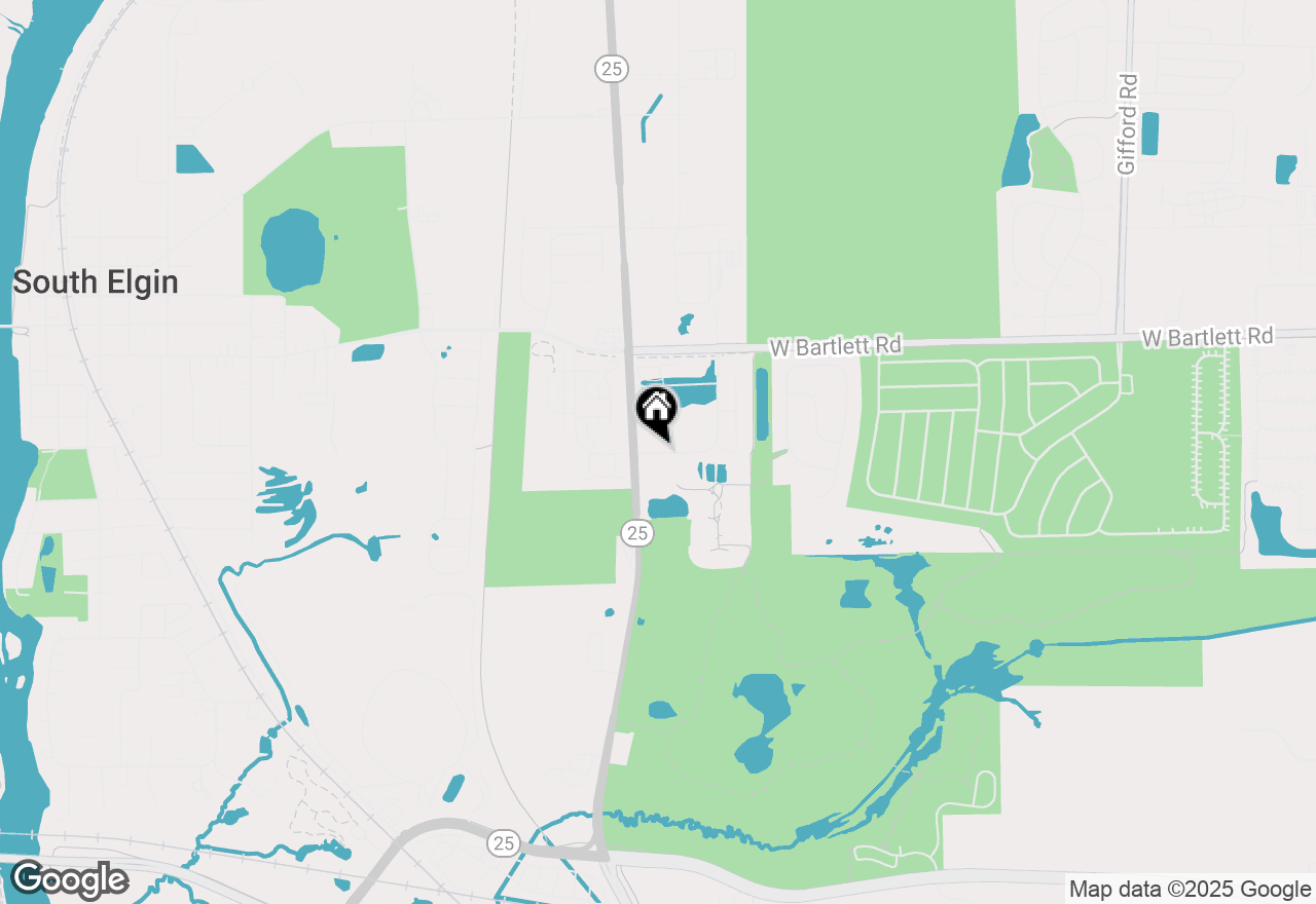 Map of 2340 Southwind Boulevard, South Elgin, IL 60177