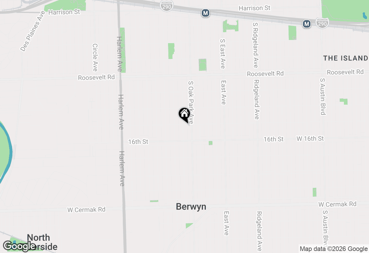 Map of 1503 Grove Avenue, Berwyn, IL 60402