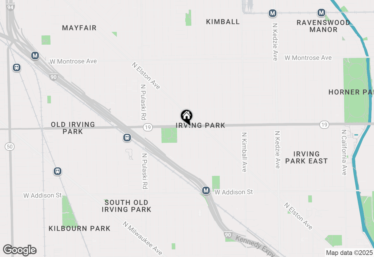 Map of 3725 W Irving Park Road, Chicago, IL 60618
