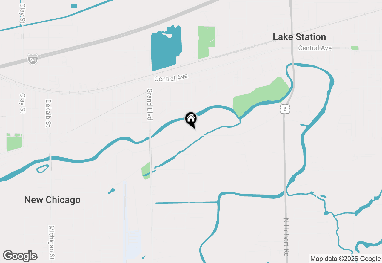 Map of 2410 Old Hobart Road, Gary, IN 46405
