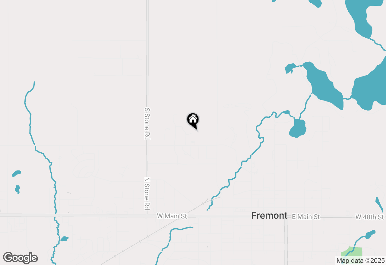 Map of 834 N Michigan Street, Fremont, MI 49412