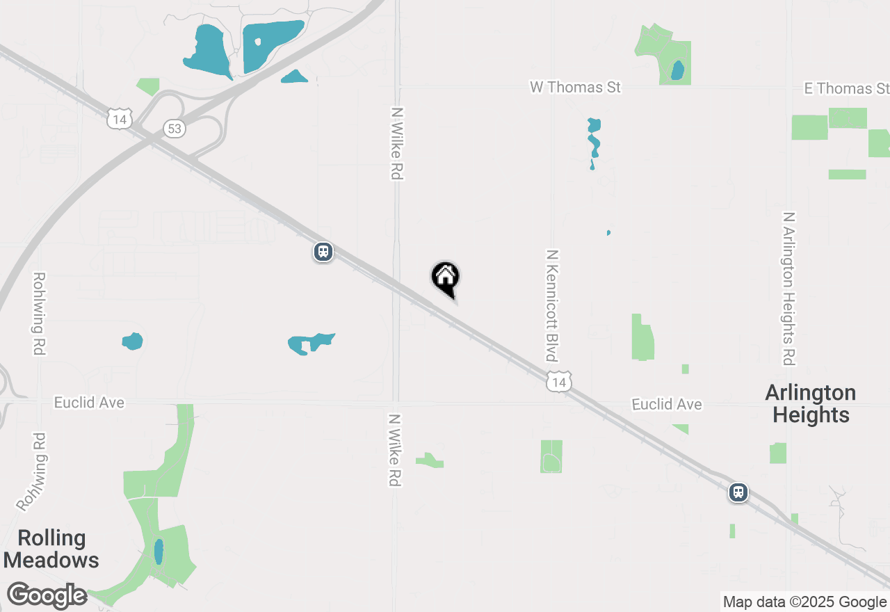 Map of 1506 W Northwest Highway, Arlington Heights, IL 60004