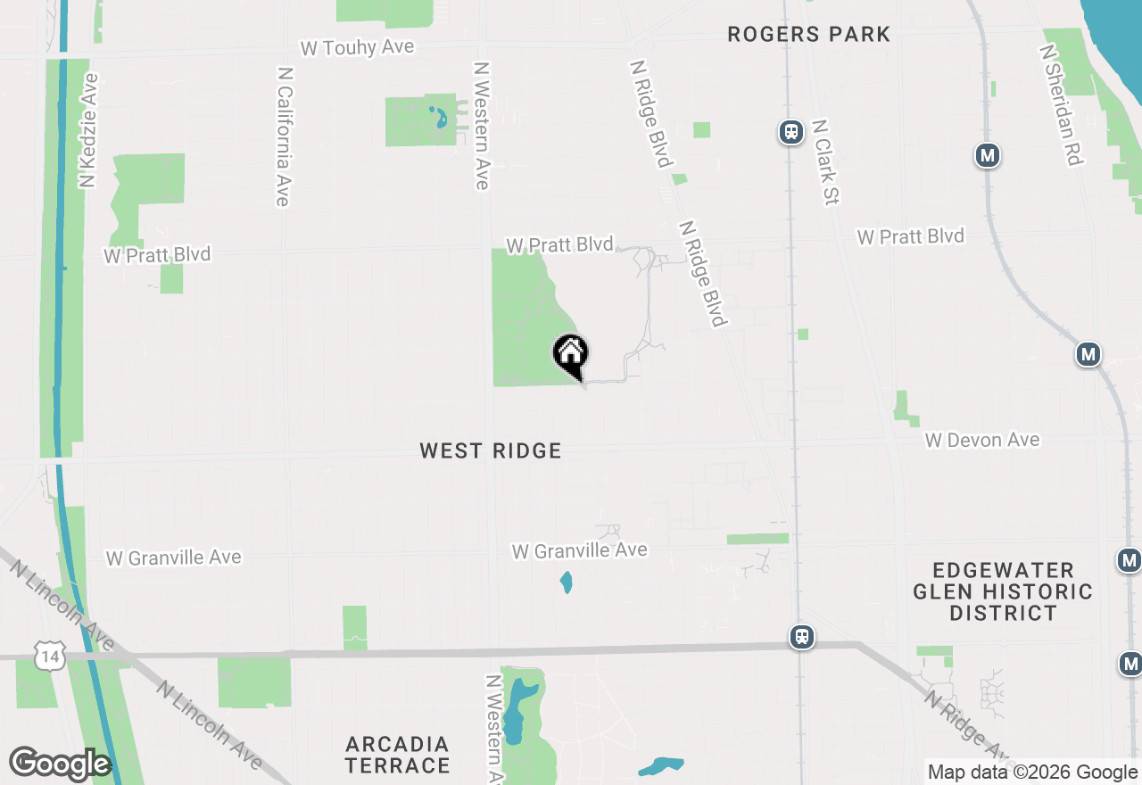 Map of 2226 W Arthur Avenue #1, Chicago, IL 60645