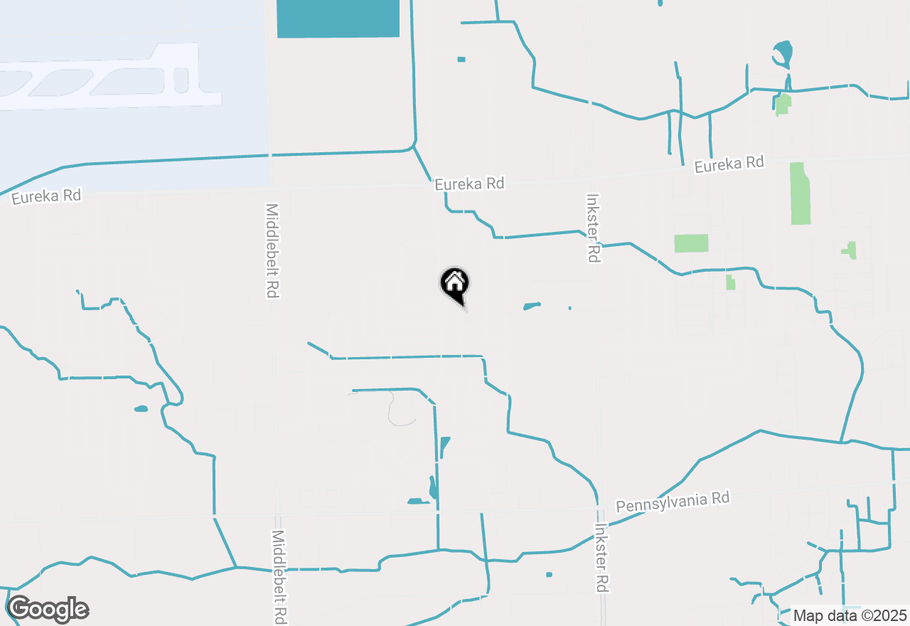 Map of 15742 Woodmont St Street, Romulus, MI 48174