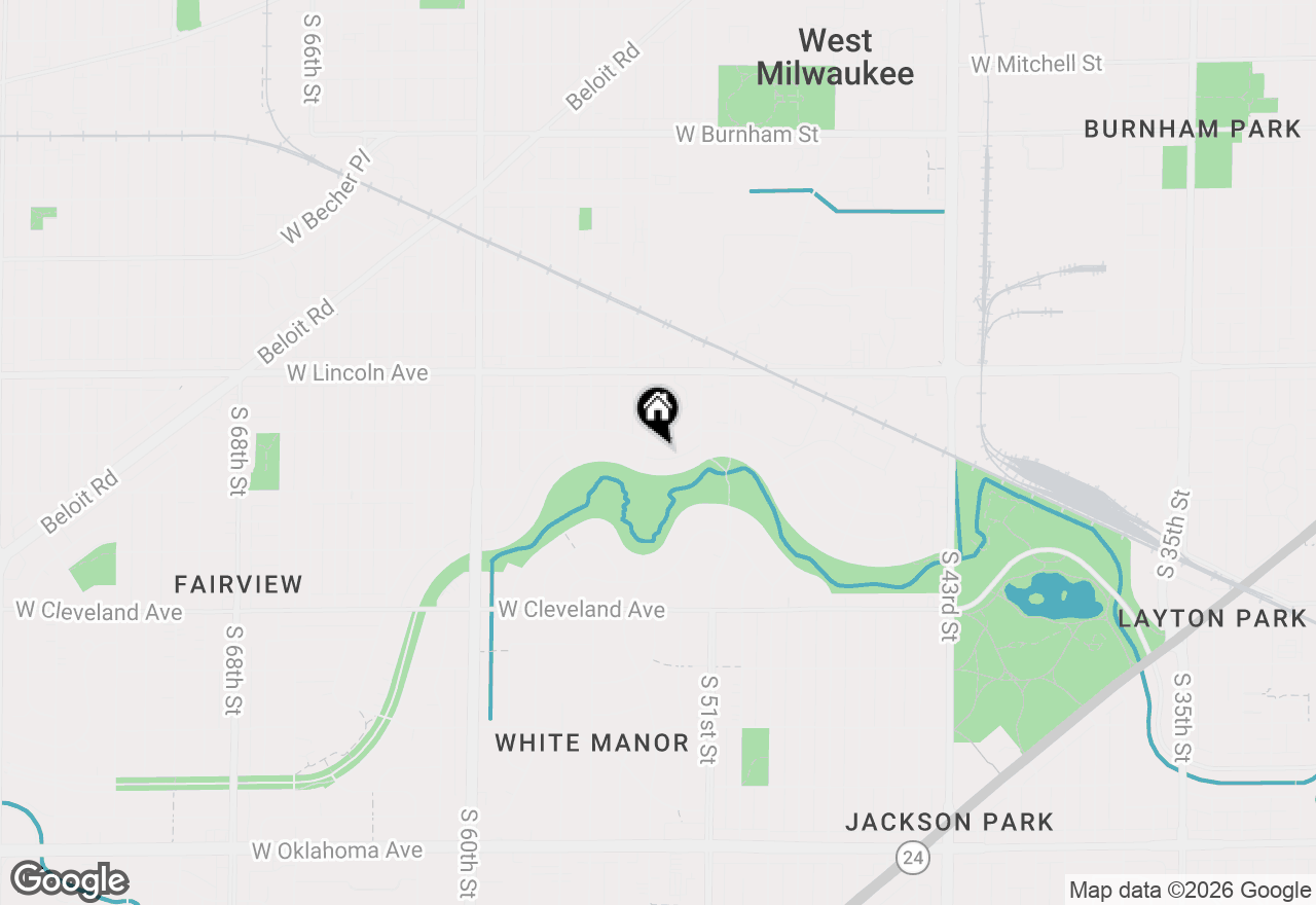 Map of 5317 W Hayes Ave, West Allis, WI 53219