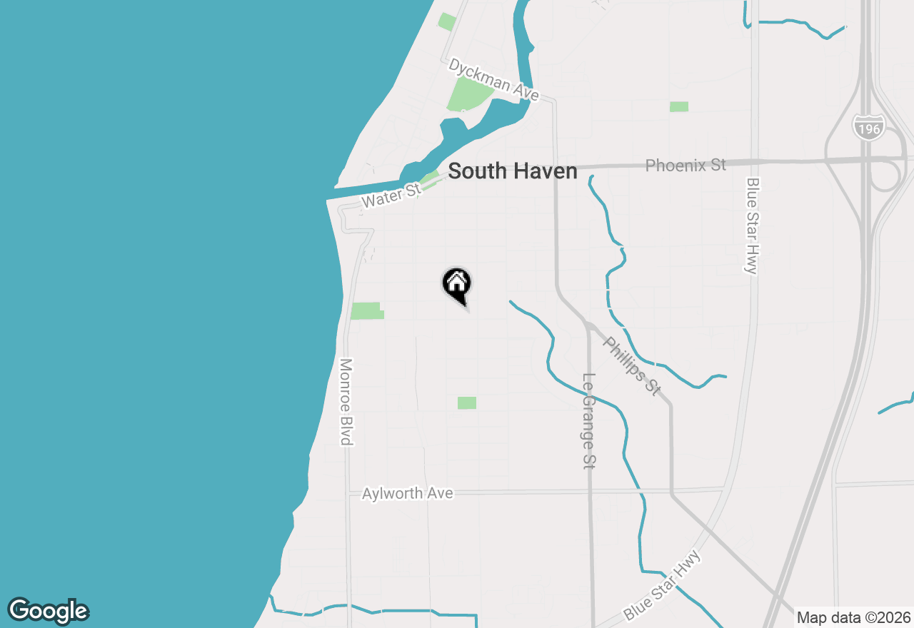 Map of 311 S Haven Street, South Haven, MI 49090