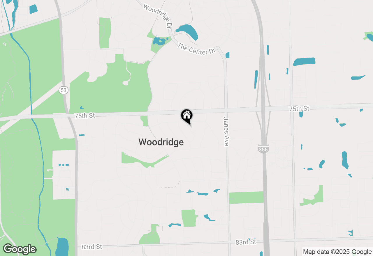 Map of (Address confidential), Woodridge, Illinois 60517