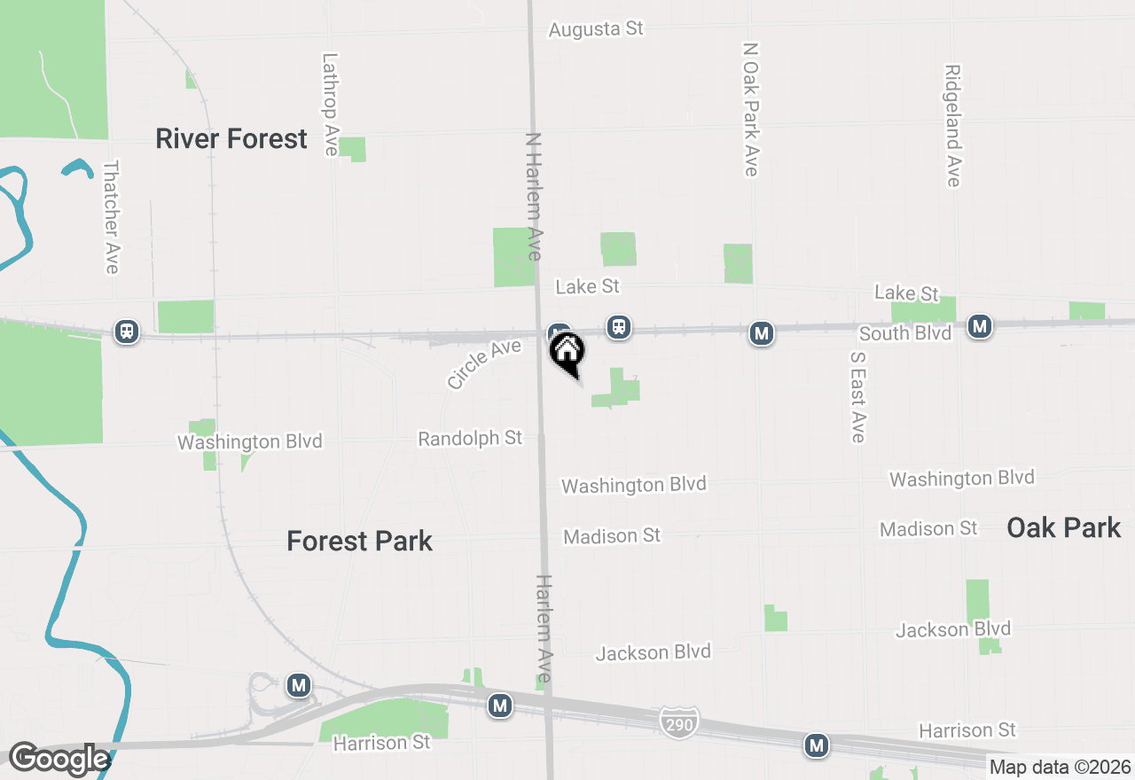 Map of 200 S Maple Avenue #12, Oak Park, IL 60302