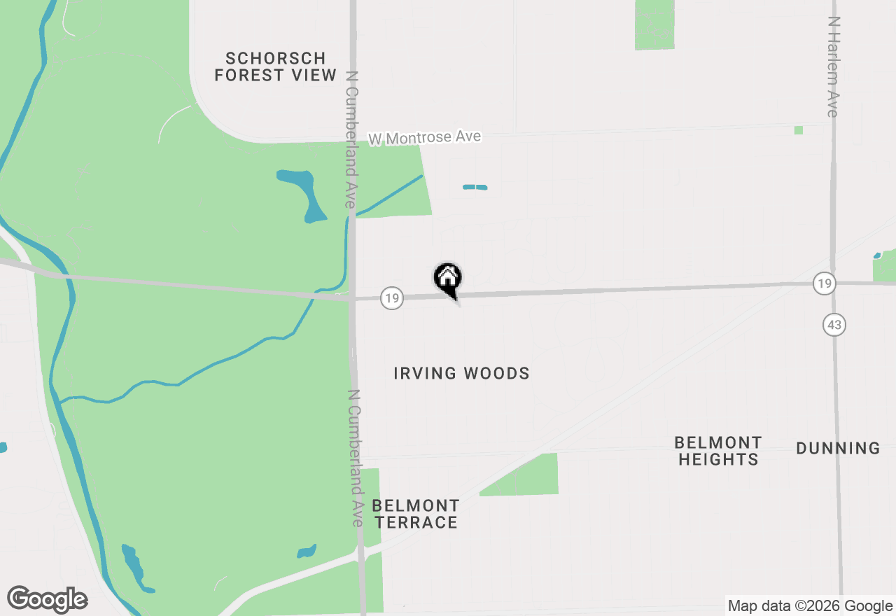 Map of 3940 N Paris Avenue, Chicago, IL 60634