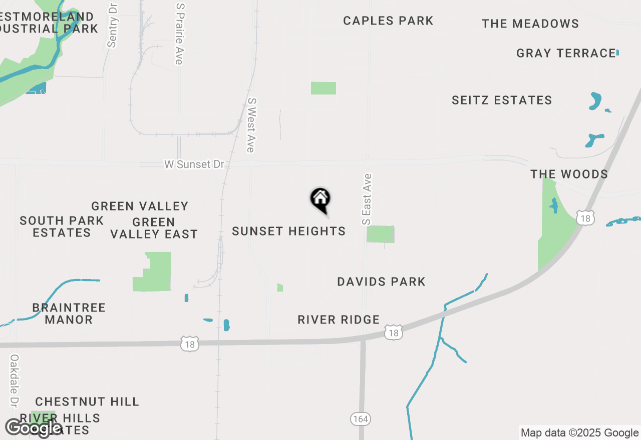 Map of 223 Debbie Dr, Waukesha, WI 53189