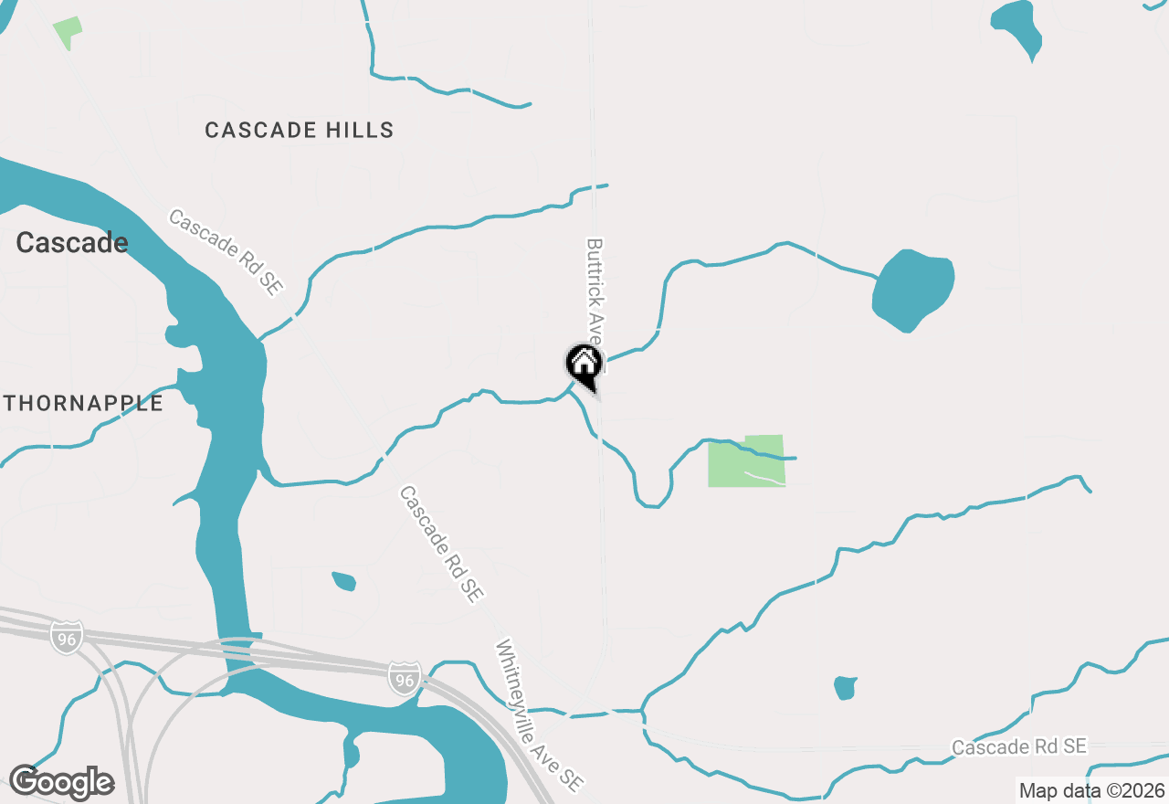 Map of 3727 Buttrick Avenue Se, Ada, MI 49301