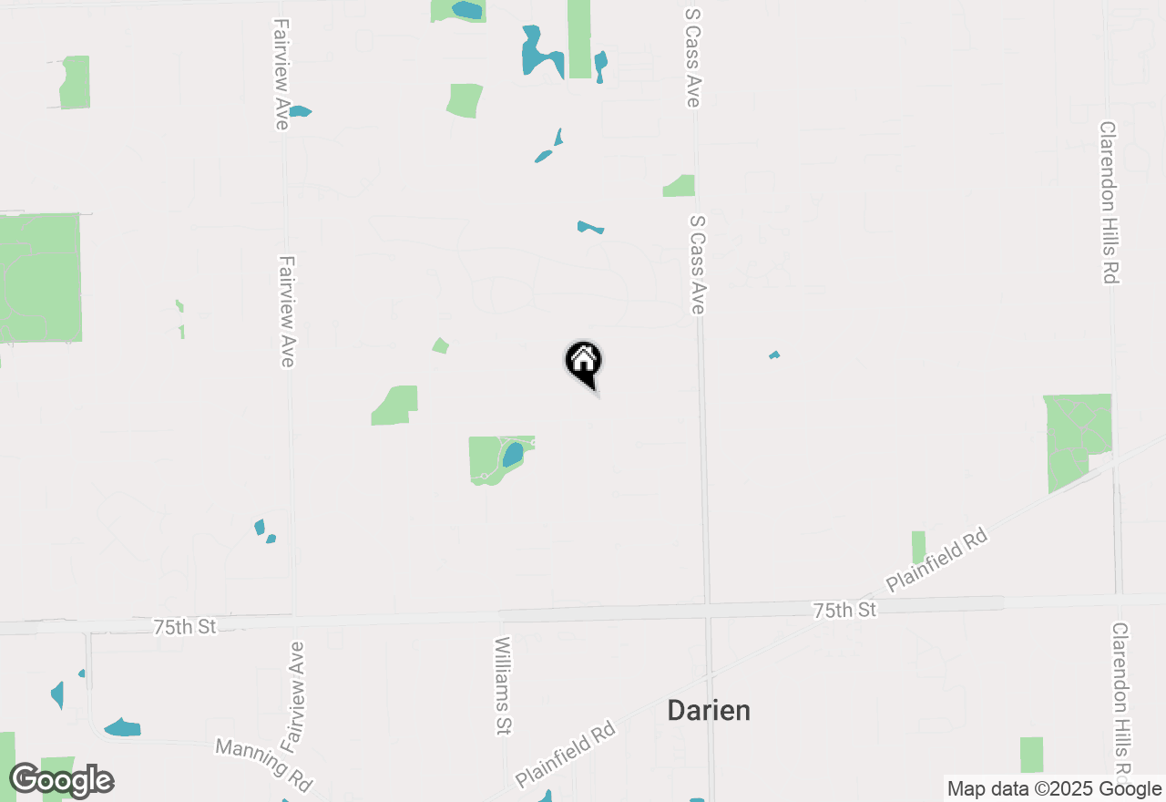 Map of 18W217 Claremont Drive, Darien, IL 60561