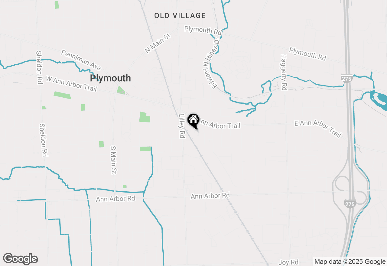 Map of 134 Pinewood Drive, Plymouth, MI 48170