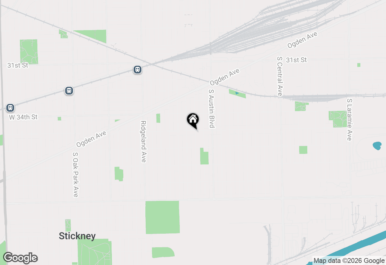 Map of 6103 W 35th Street, Cicero, IL 60804