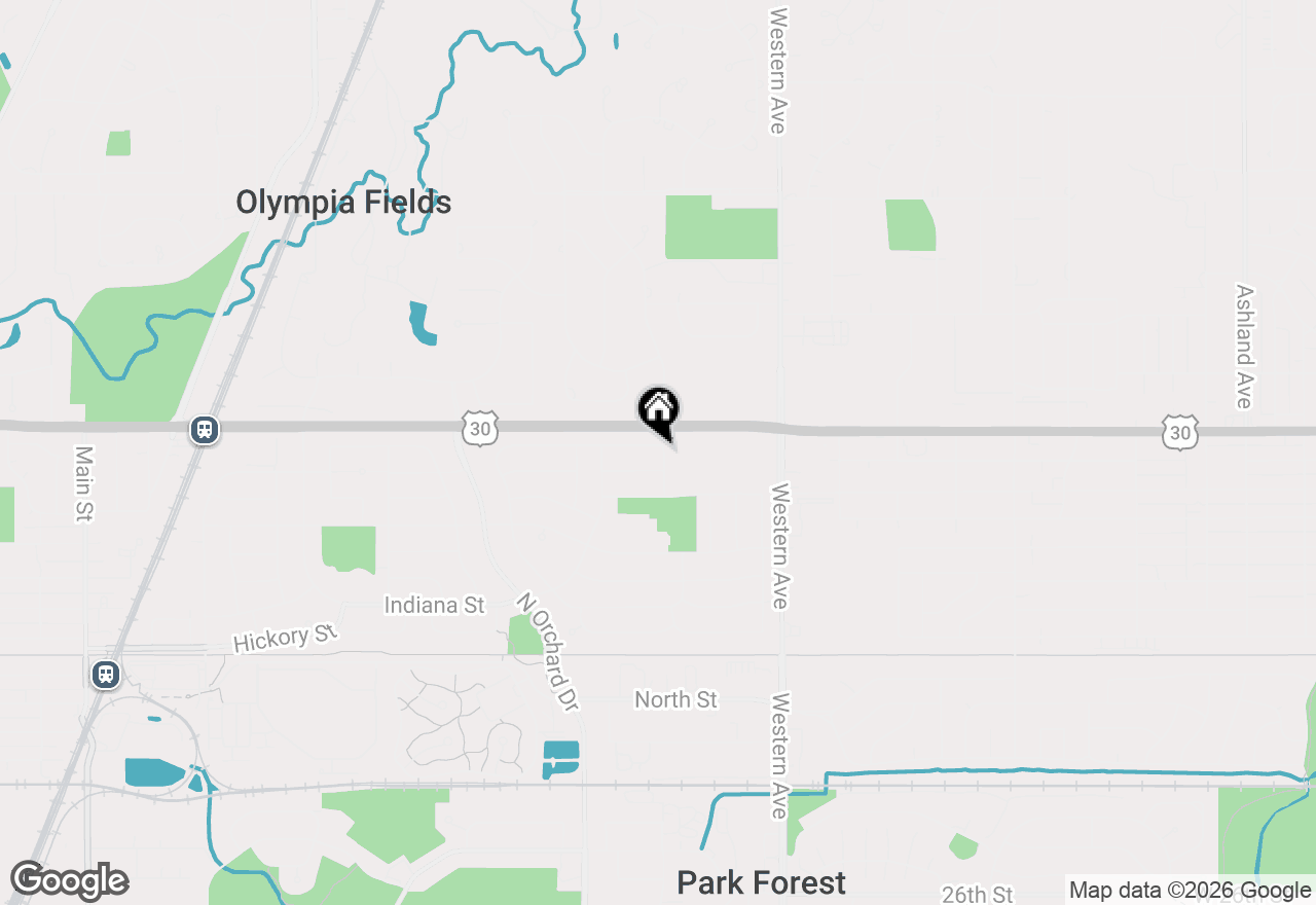 Map of 231 Farragut Street, Park Forest, IL 60466