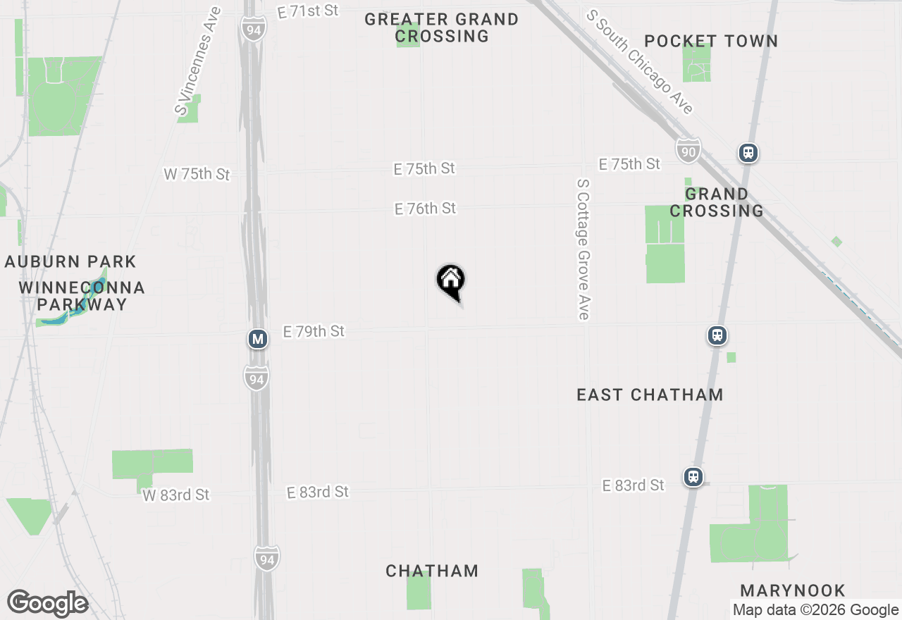 Map of 7833 S Vernon Avenue, Chicago, IL 60619