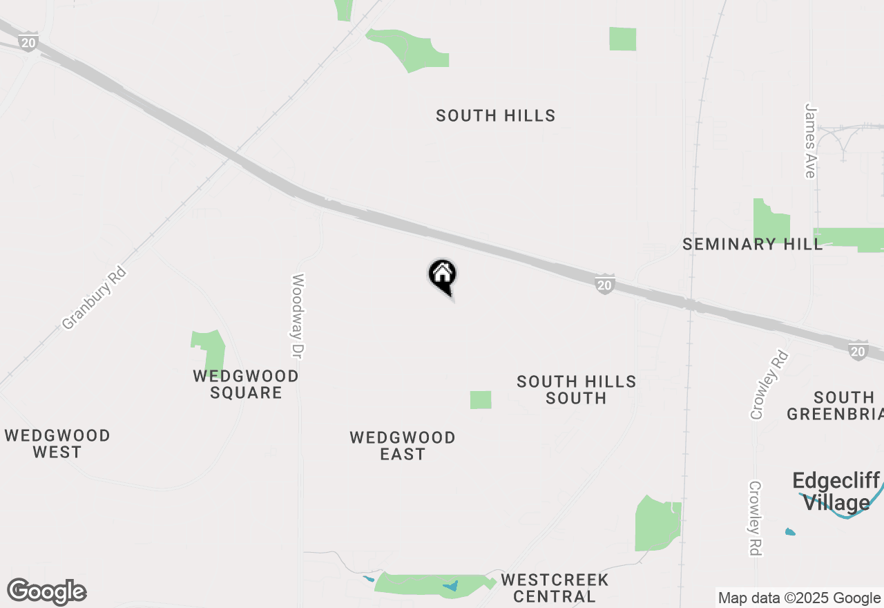 Map of 3536 Wedgway Drive, Fort Worth, TX 76133