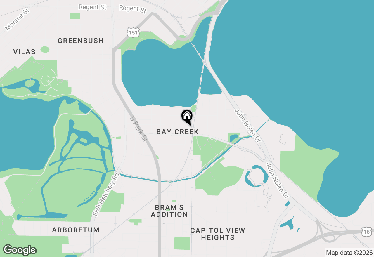 Map of 1110 Gilson Street, Madison, WI 53715