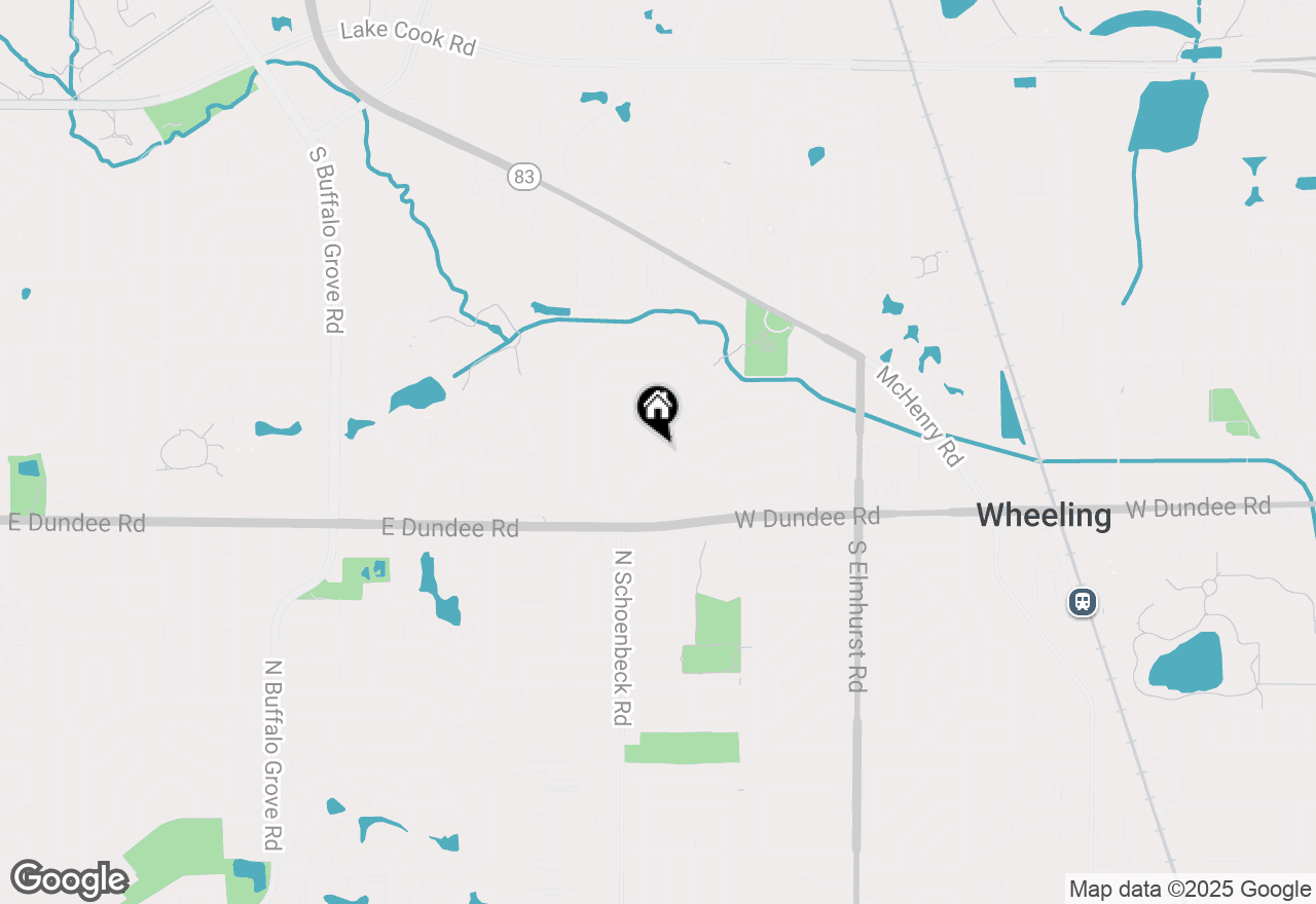 Map of 109 Chestnut Lane, Wheeling, IL 60090