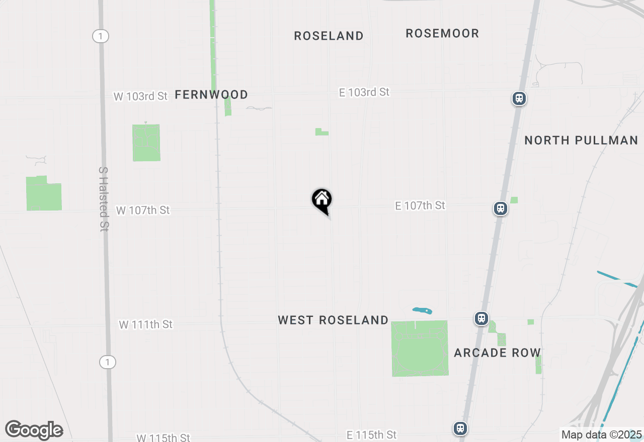 Map of 10727 S Lafayette Avenue, Chicago, IL 60628