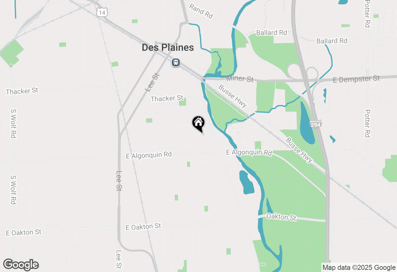 Map of 184 Eli Court, Des Plaines, IL 60016