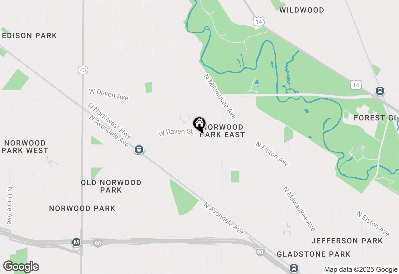 Map of 6126 N Naples Avenue, Chicago, IL 60631