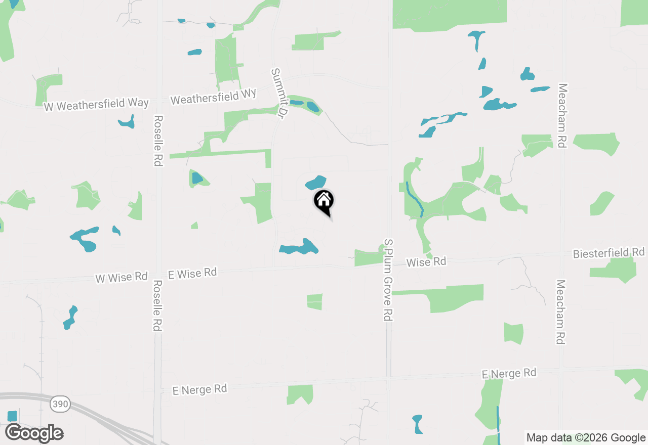 Map of 974 Westchester Circle, Schaumburg, IL 60193