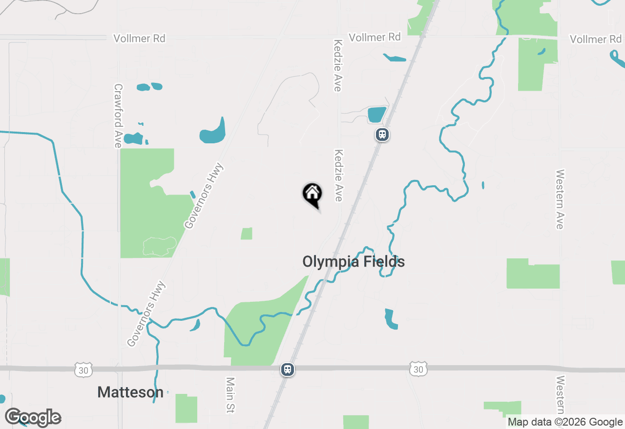 Map of 20540 Hellenic Drive, Olympia Fields, IL 60461