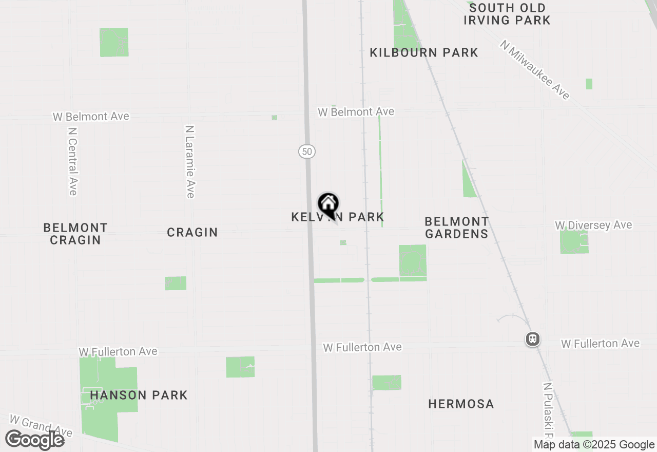 Map of 2801 N Keating Avenue #302, Chicago, IL 60641