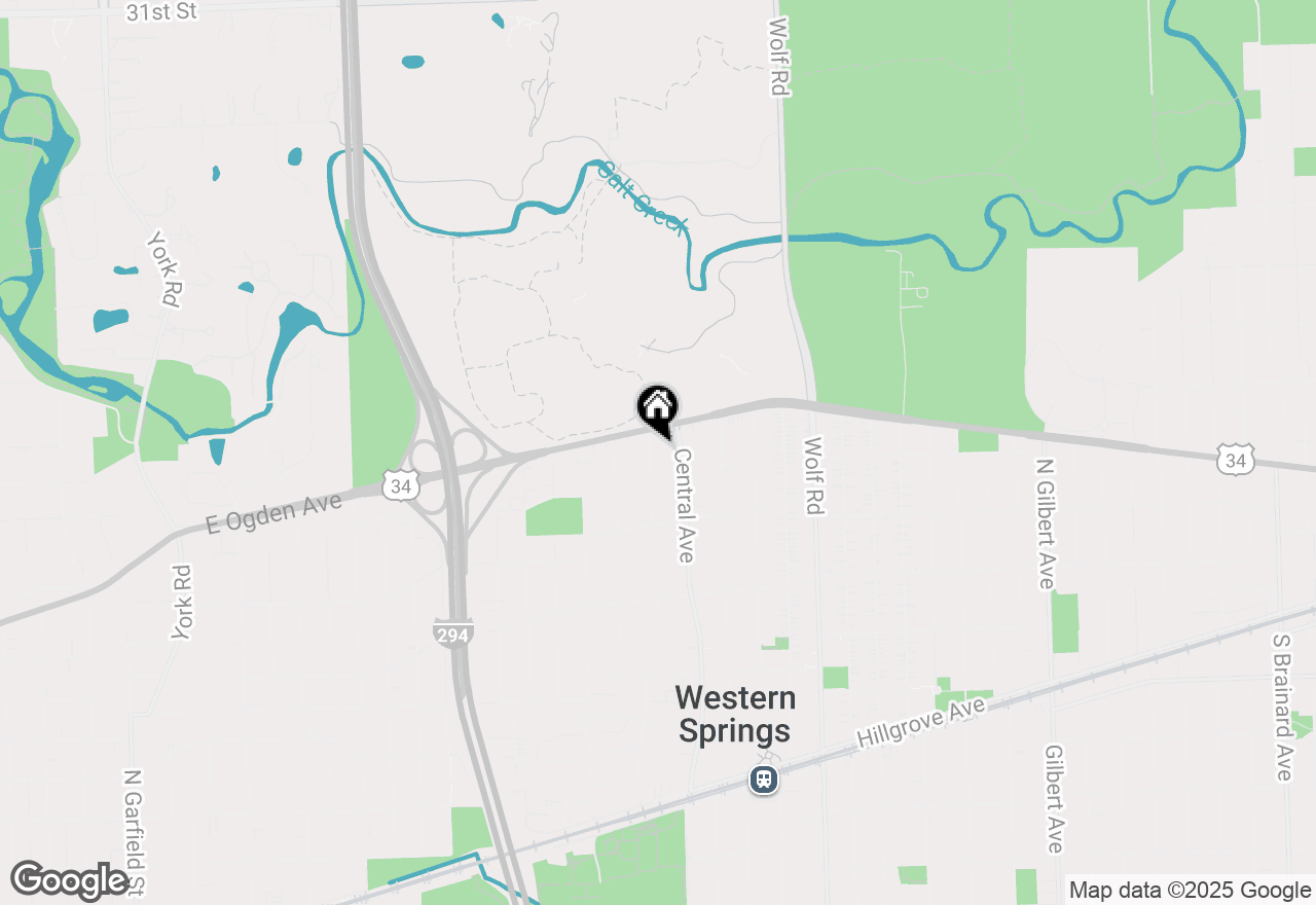 Map of 3837 Grove Avenue, Western Springs, IL 60558