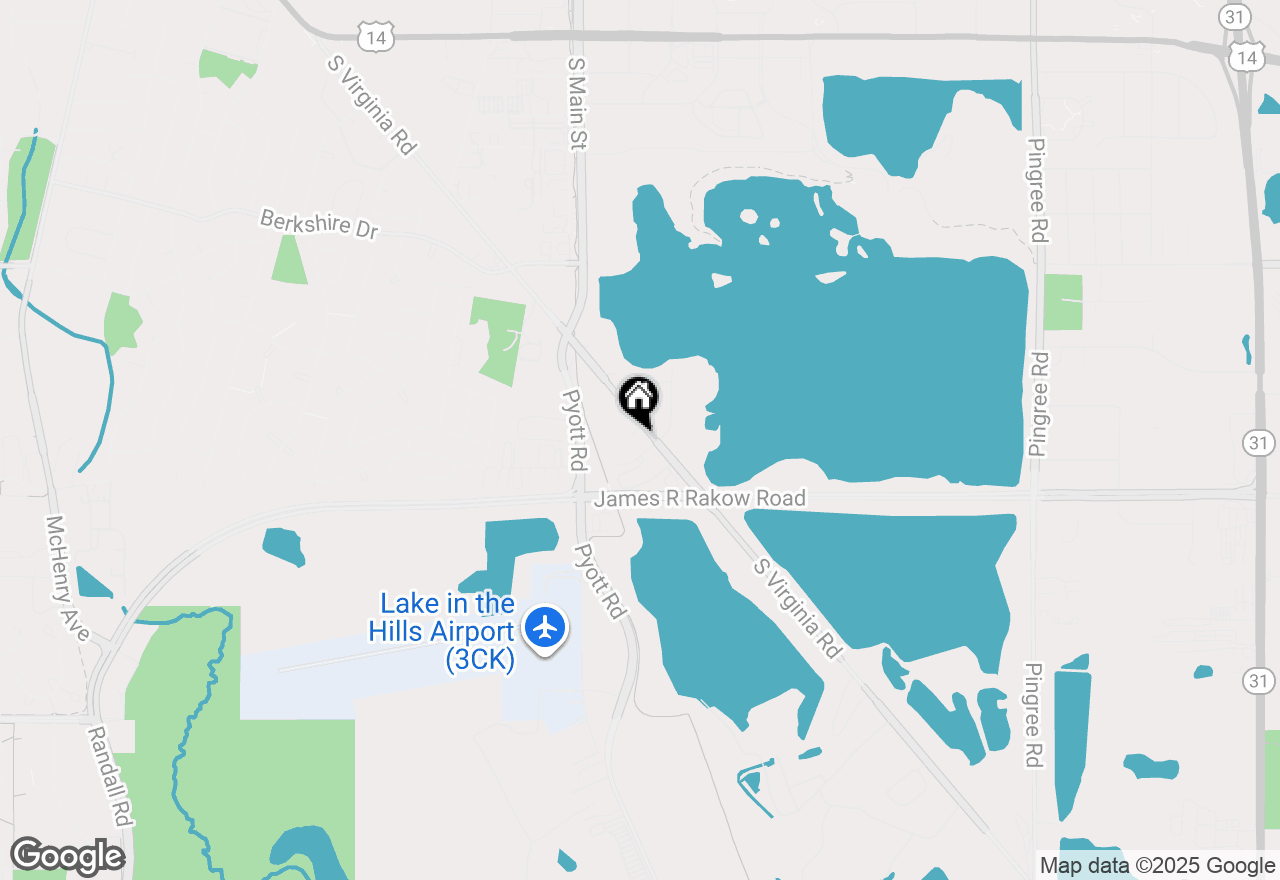 Map of 150 E Dartmoor Drive, Crystal Lake, IL 60014